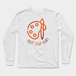 PAINT YOUR HEART Long Sleeve T-Shirt